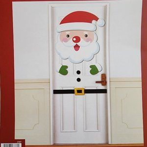 Santa  Door Christmas Decoration Kit.